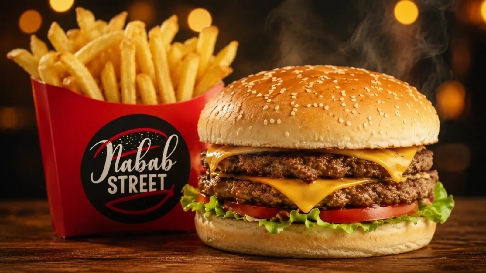Double Cheese + Frites