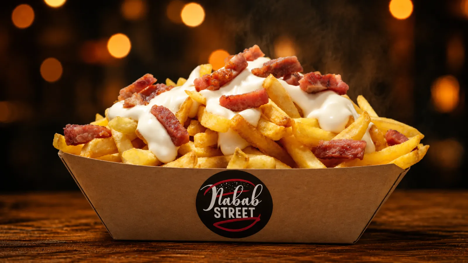 Frites Cheddar/Lardons